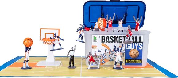 K Kaskey Kids Other - Kaskey Kids Basketball Guys, Red vs. Blue, 21 Pieces in Each Set, Includes 2 ...
